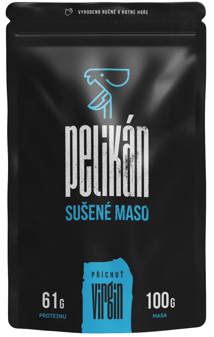 Virgin Sušené Maso Pelikán - bez lepku